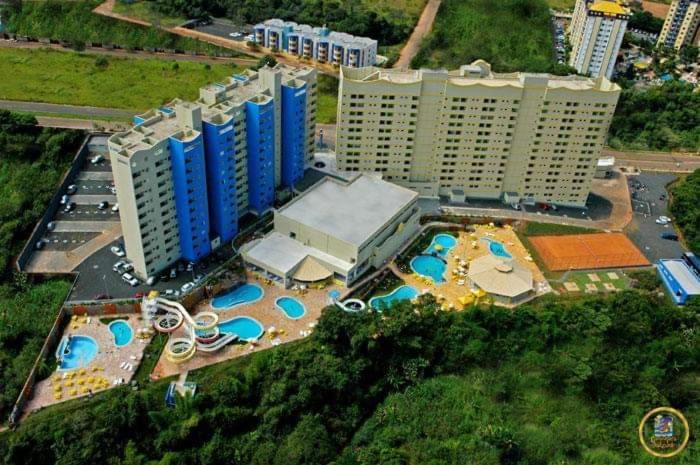 Hotel Golden Dolphin Resort - Flat No Decimo Andar Quarto Com Varanda Caldas Novas Buitenkant foto