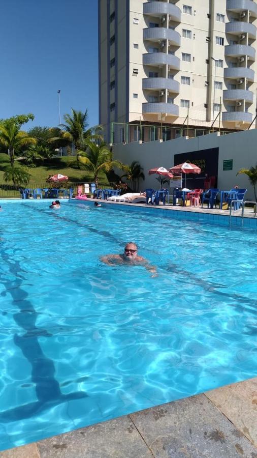 Hotel Golden Dolphin Resort - Flat No Decimo Andar Quarto Com Varanda Caldas Novas Buitenkant foto